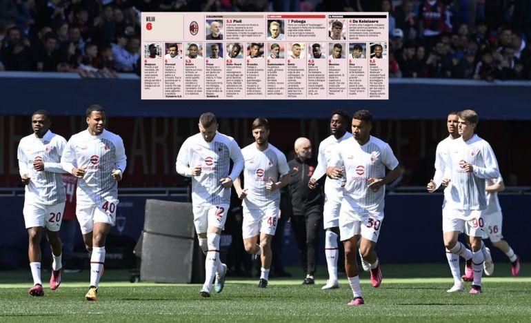 Gds Milan Player Ratings For Bologna Draw Midfielder Shines Forward