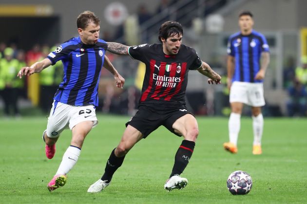 Player Ratings AC Milan 0 2 Inter Shocking Defending Tonali Fights