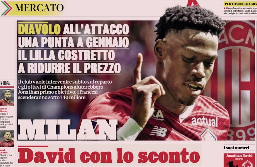 GdS David With A Discount Milan S Strategy And Why They Believe He