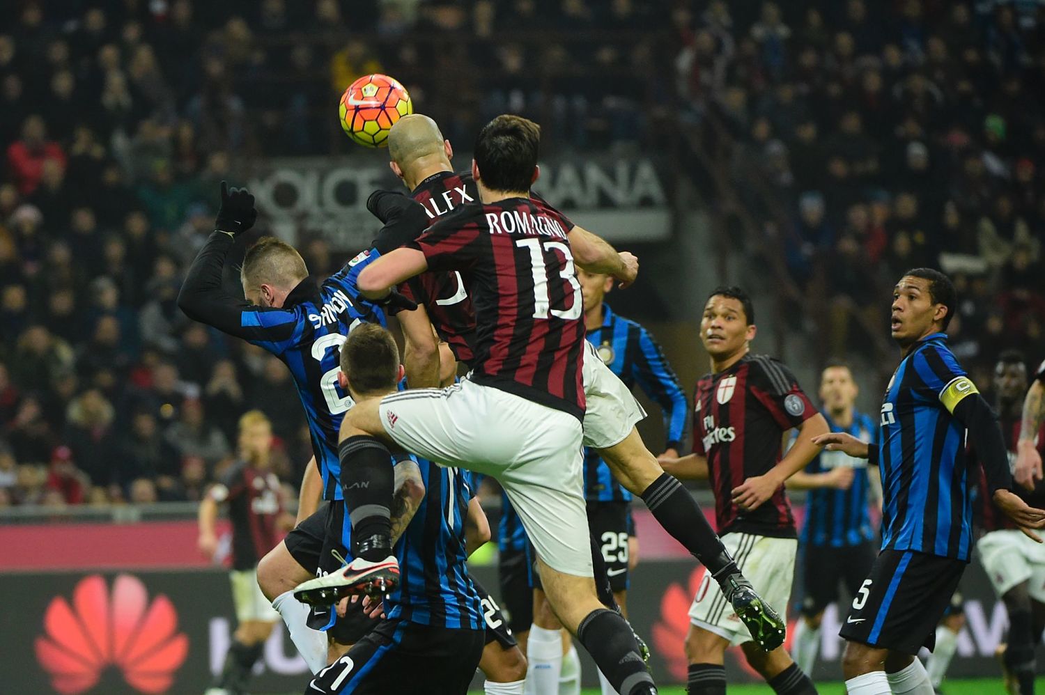 Alex scores vs Inter Milan on January 31, 2016 at the San Siro. | OLIVIER MORIN/AFP/Getty Images
