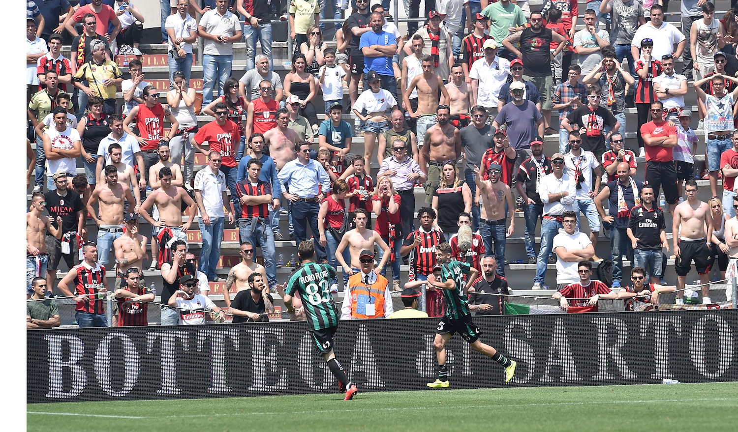 Berardi: Milan's nemesis. | Giuseppe Bellini/Getty Images