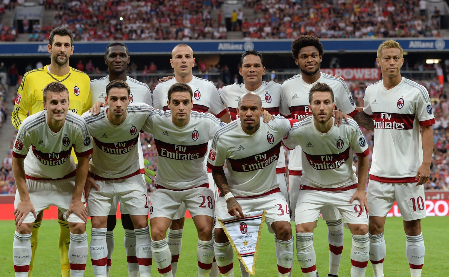 Milan in 2015 Audi Cup action. | CHRISTOF STACHE/AFP/Getty Images