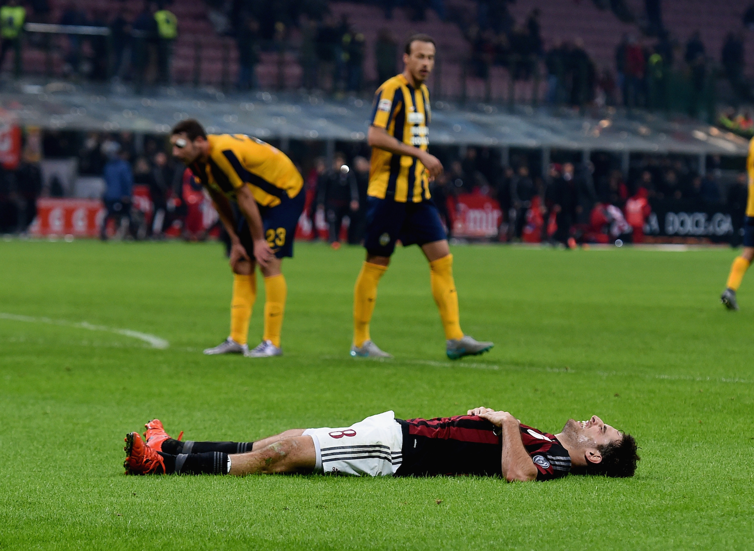 Dejection from Bonaventura. | Claudio Villa/Getty Images