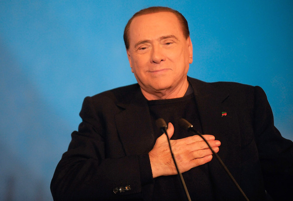 Berlusconi beginning to learn Chinese | Giorgio Cosulich/Getty Images