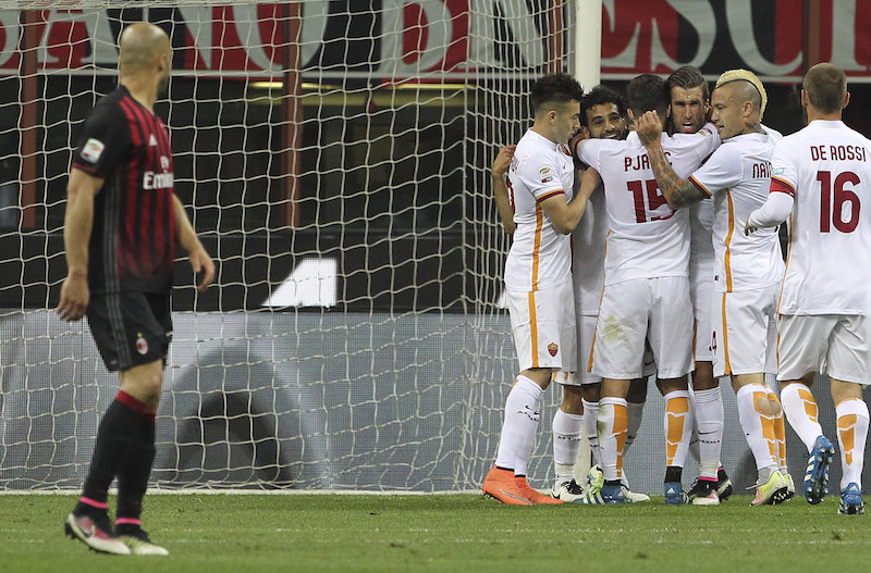 Roma beat Milan at San Siro |Marco Luzzani/Getty Images