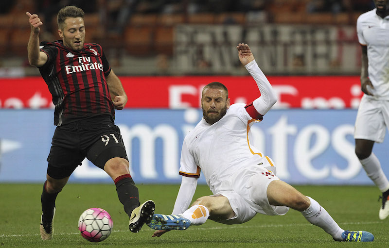 Bertolacci challenged De Rossi | Marco Luzzani/Getty Images