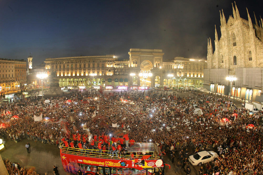 Milan celebrations in 2007 | Filippo Monteforte/AFP/Getty Images