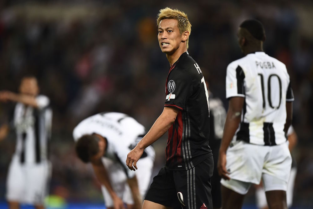 Honda may not be guaranteed San Siro stay | Filippo Monteforte/AFP/Getty