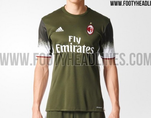 krullen huisvrouw Verwachten Adidas AC Milan third shirt for 2016/17 leaked