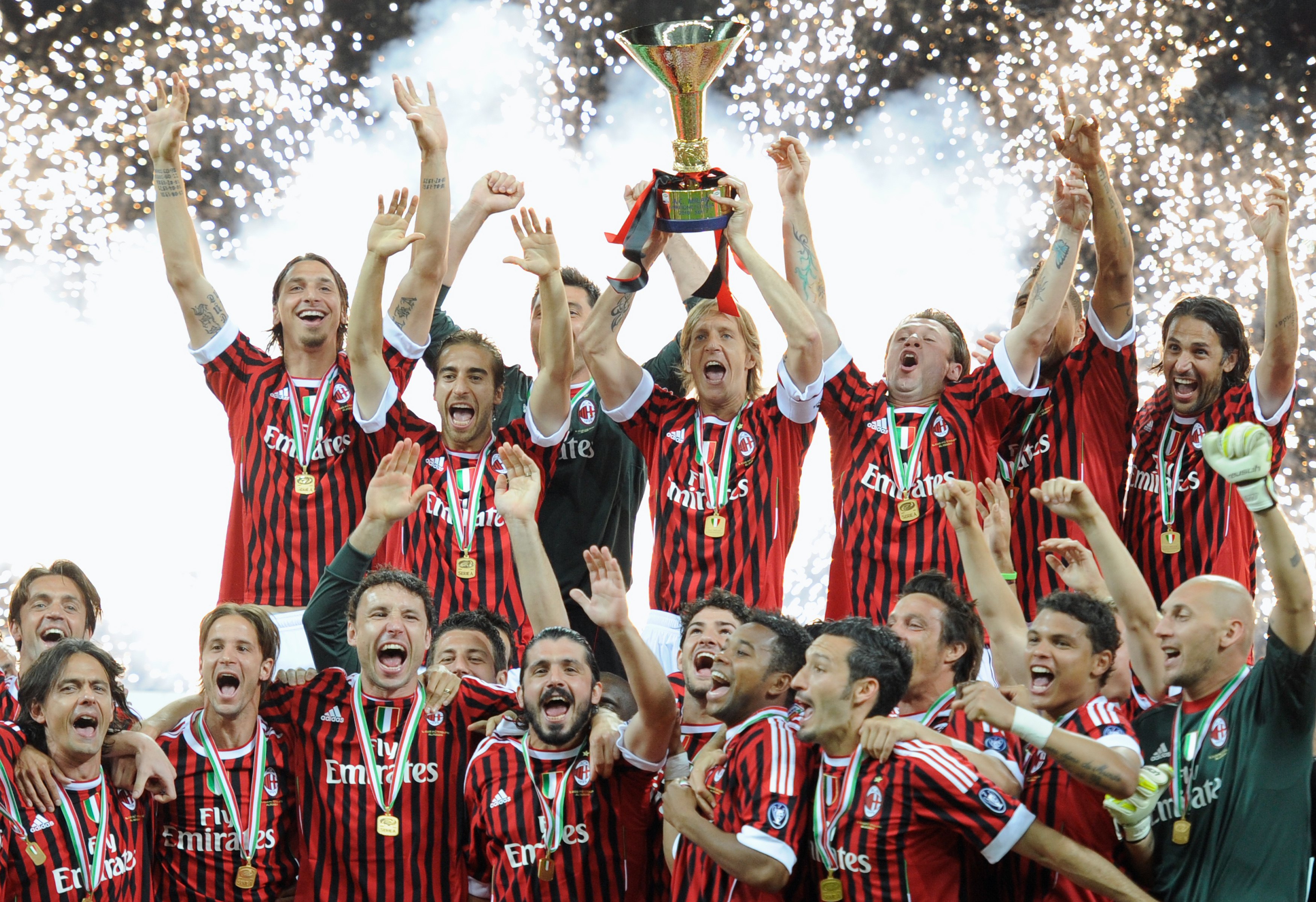 Serie A, 2011-12. Milan. last time (before today) in the