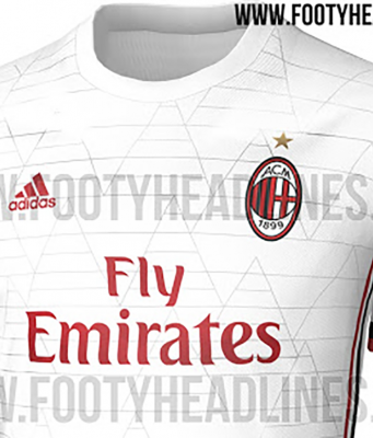 AC Milan 17-18 Home Kit Released - Footy Headlines