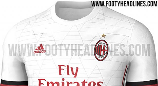 AC Milan 17-18 Home Kit Released - Footy Headlines