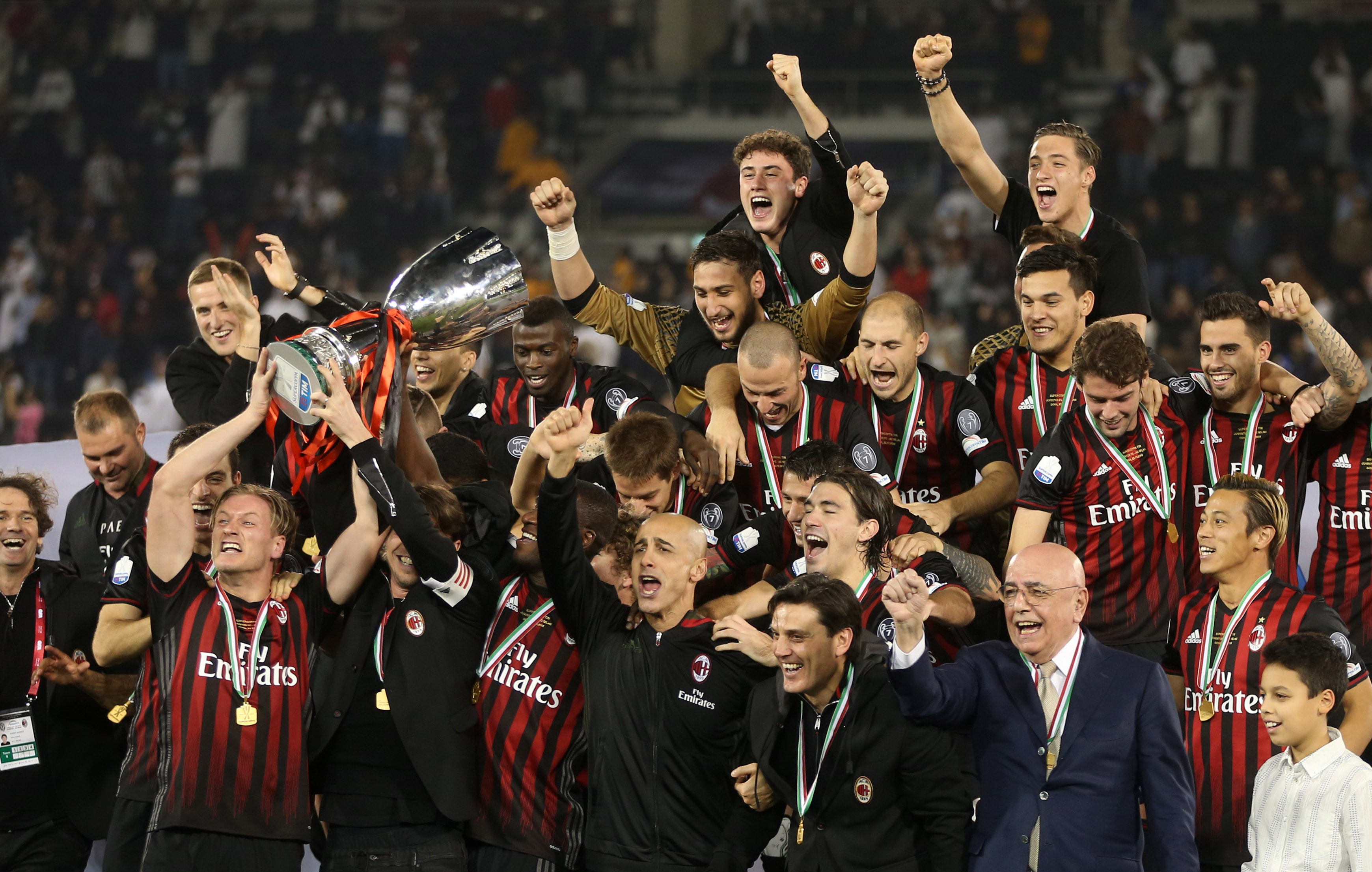 Only four AC Milan players left from the Supercup win against Juventus