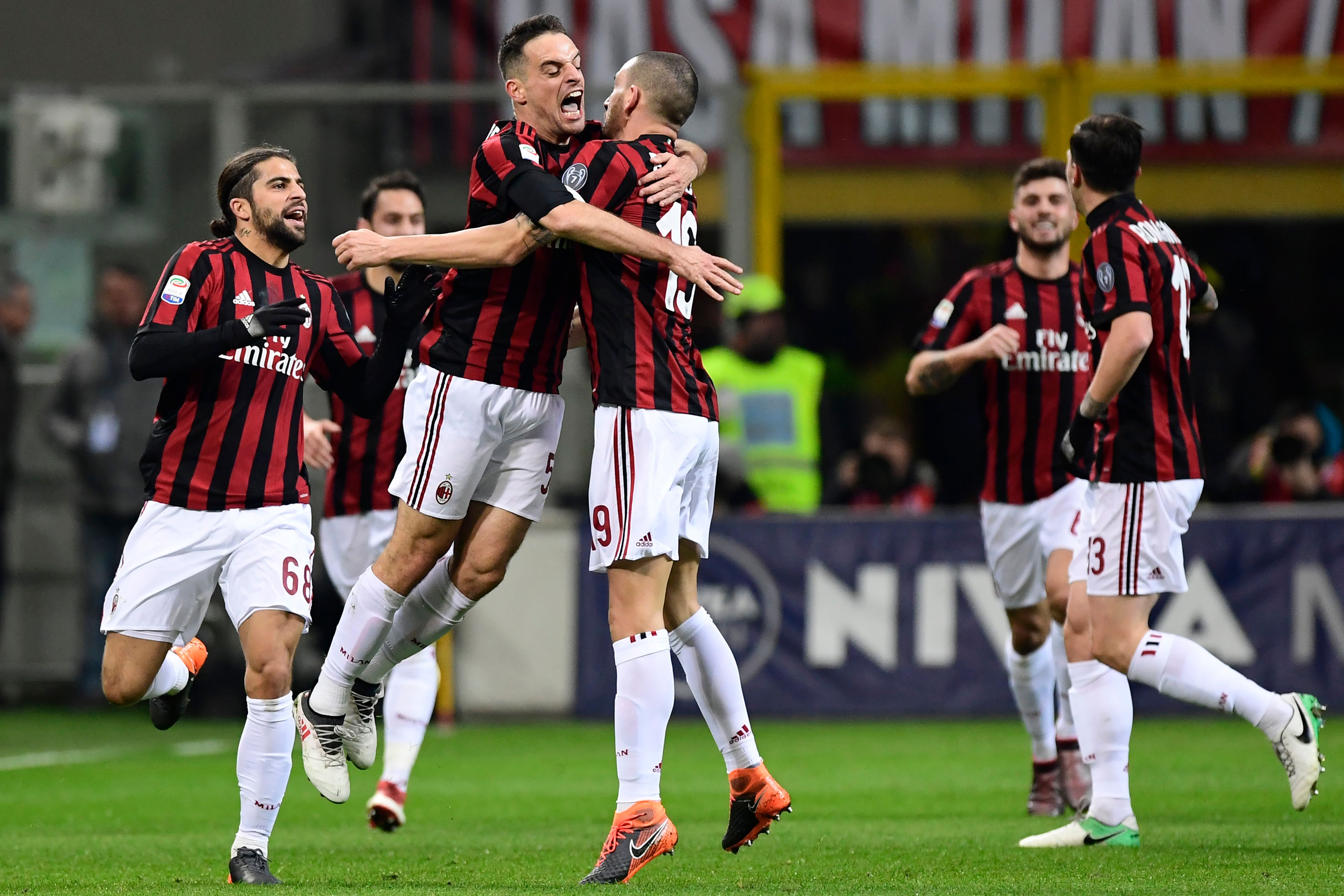 Del b. AC Milan goal Celebration. AC Milan goal Celebration 2023.