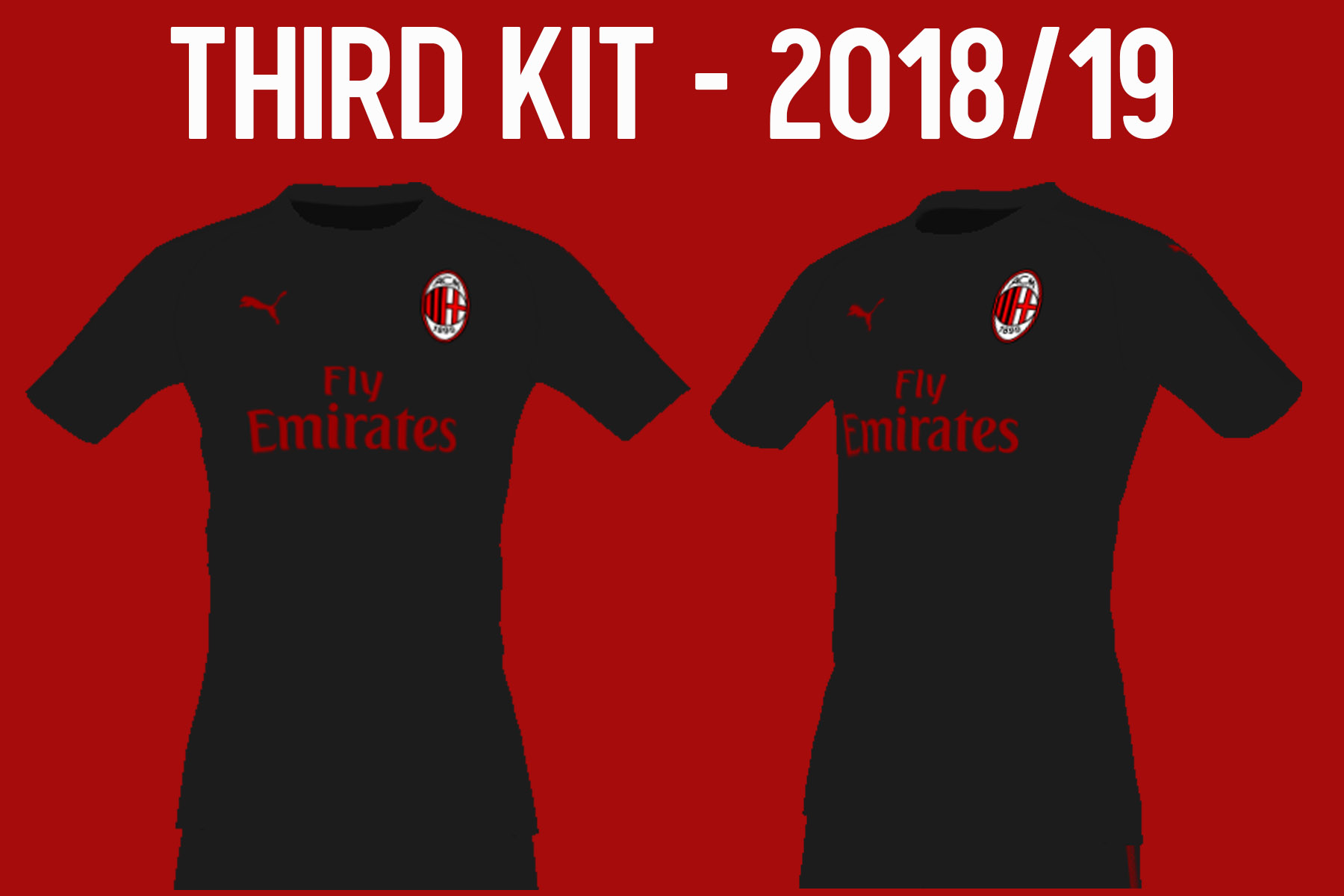 puma AC Milan History of Stripes Jersey Concept