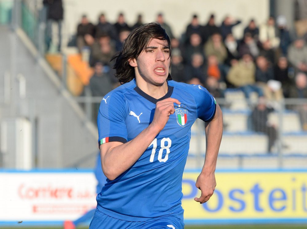 during the Elite Round U19 match between Italy and Greece on March 21, 2018 in Lignano Sabbiadoro, Italy.