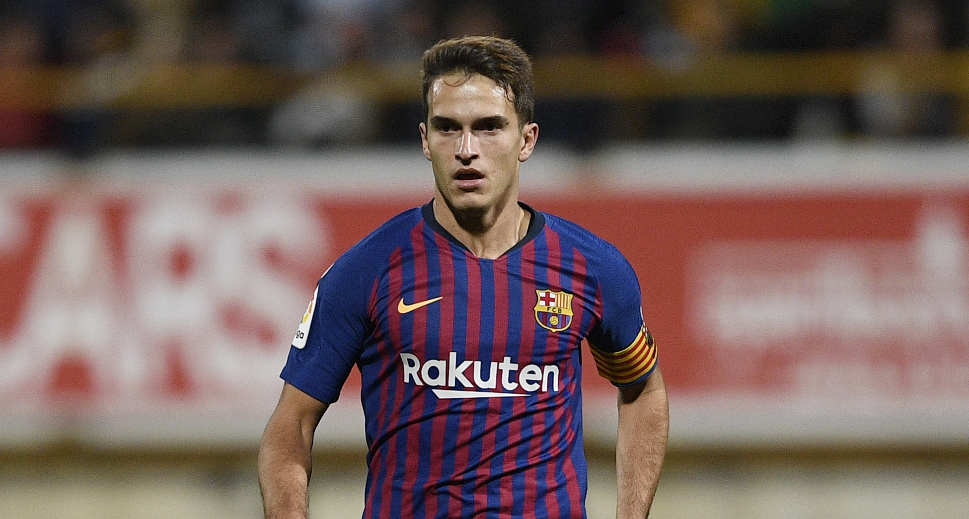 LEON, SPAIN - OCTOBER 31: Denis Suarez of FC Barcelona in action during the Spanish Copa del Rey match between Cultural Leonesa and FC Barcelona at Estadio Reino de Leon on October 31, 2018 in Leon, Spain. (Photo by Octavio Passos/Getty Images)