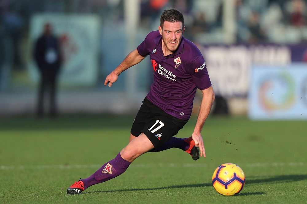 FLORENCE, ITALY - DECEMBER 26: Jordan Veretout of ACF Fiorentina in action during the Serie A match between ACF Fiorentina and Parma FC at Stadio Artemio Franchi on December 26, 2018 in Florence, Italy. (Photo by Gabriele Maltinti/Getty Images)