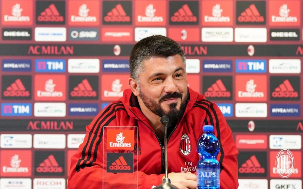 Gattuso AC Milan press conference