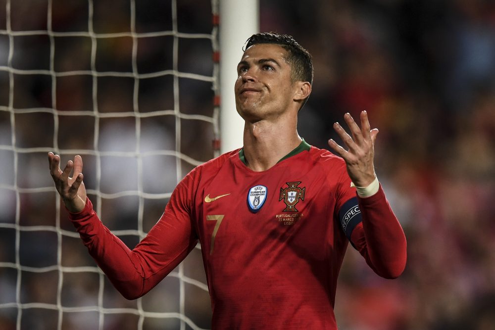 Portugal's forward Cristiano Ronaldo