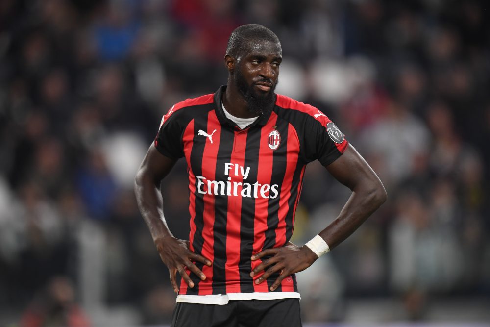 TURIN, ITALY - APRIL 06: Tiemoue Bakayoko of Milan shows his dejection during the Serie A match between Juventus and AC Milan on April 06, 2019 in Turin, Italy. (Photo by Tullio M. Puglia/Getty Images)