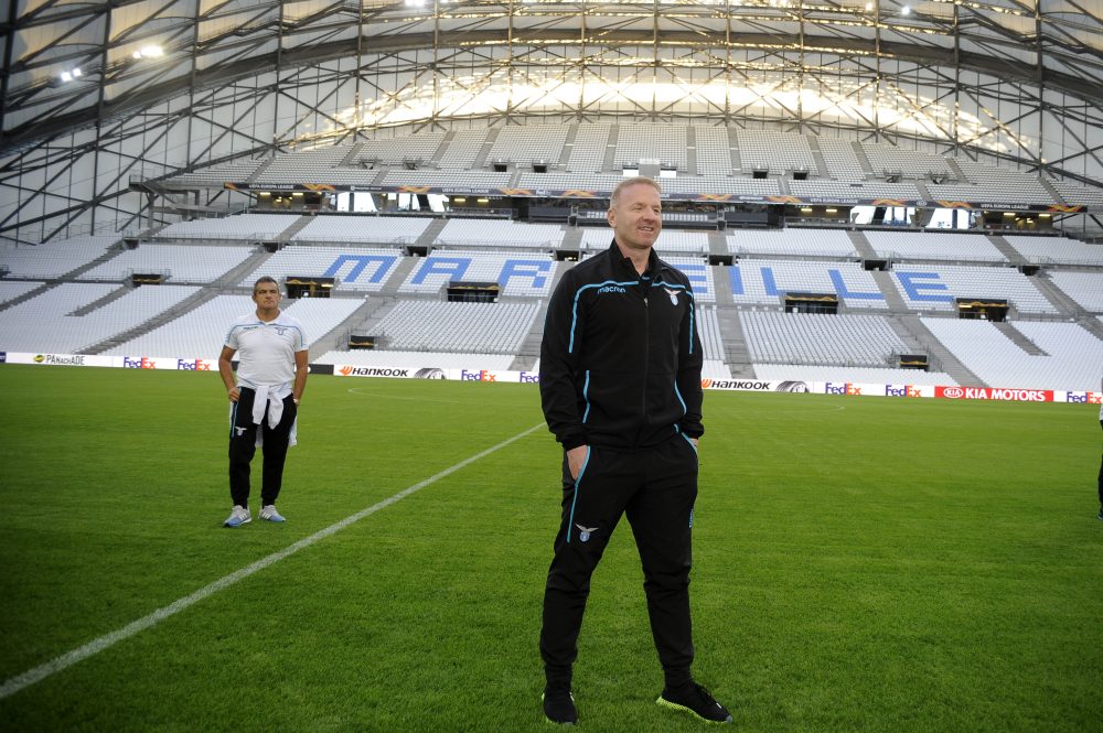 MARSEILLE, FRANCE - OCTOBER 24: SS Lazio manager Igli Tare during the SS Lazio walk around at Stade Velodrome on October 24, 2018 in Marseille, France. (Photo by Marco Rosi/Getty Images)