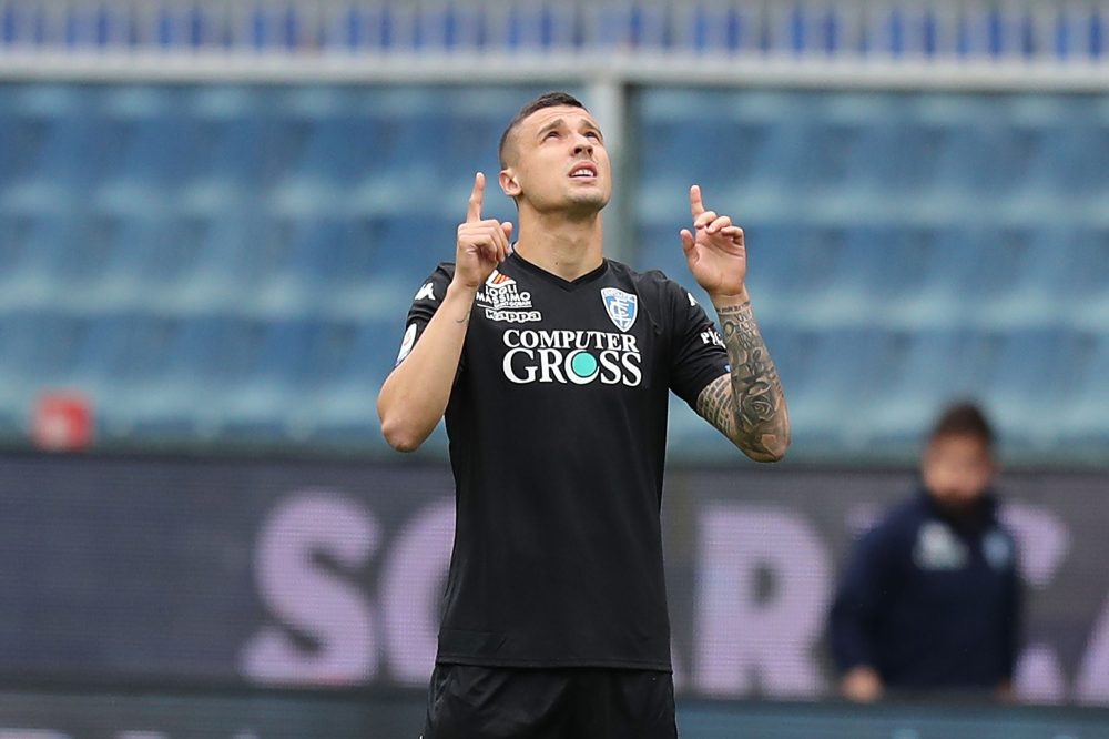 GENOA, ITALY - MAY 12: Rade Krunic of Empoli FC in action during the Serie A match between UC Sampdoria and Empoli at Stadio Luigi Ferraris on May 12, 2019 in Genoa, Italy. (Photo by Gabriele Maltinti/Getty Images)