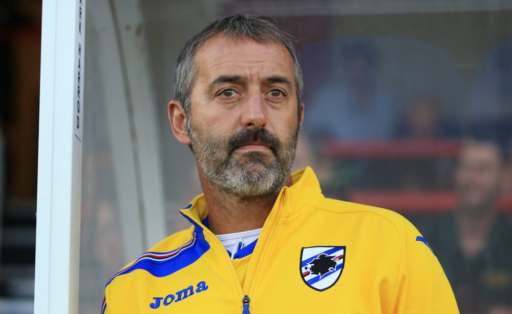Marco Giampaolo Samp yellow
