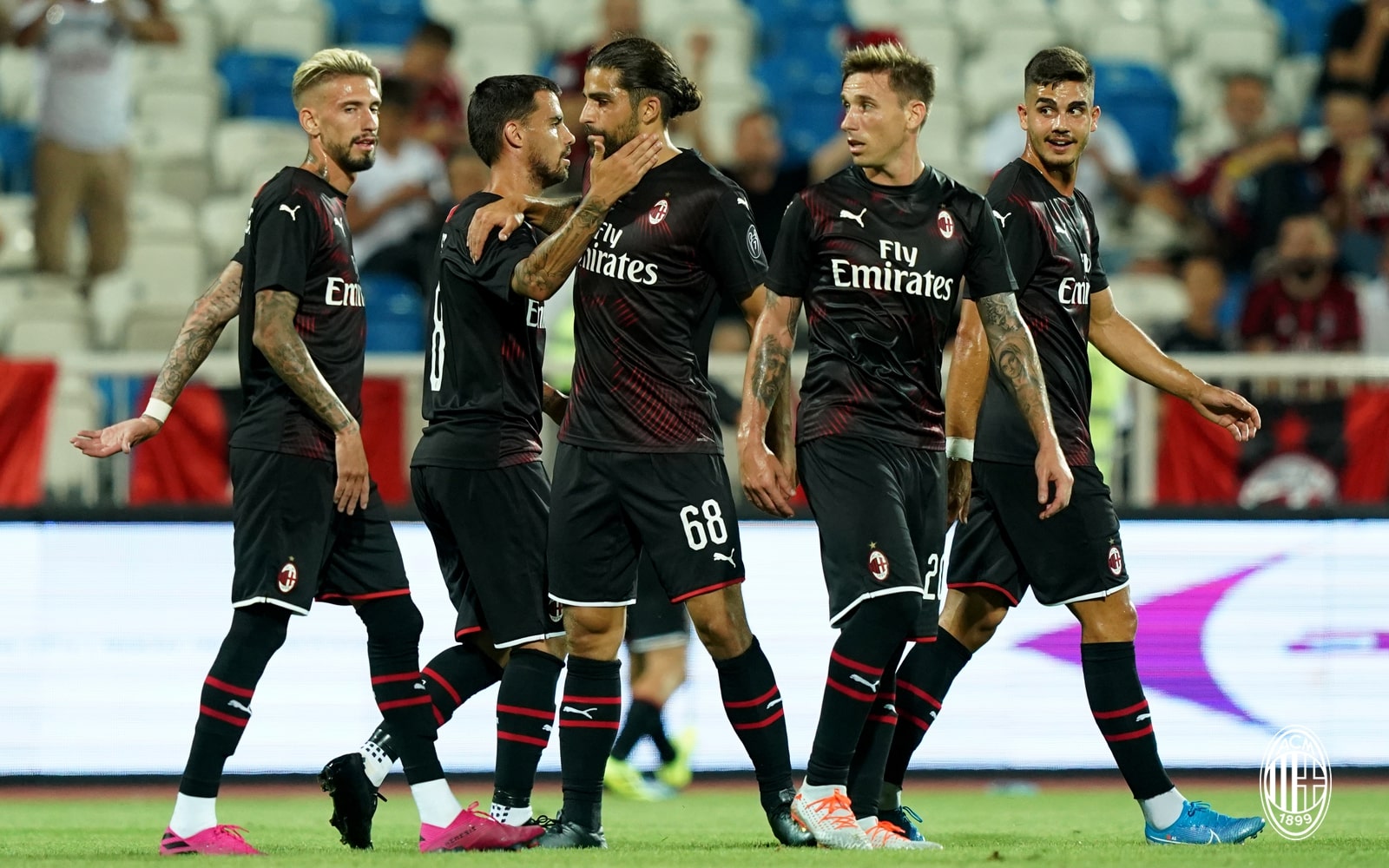 AC Milan celebrate