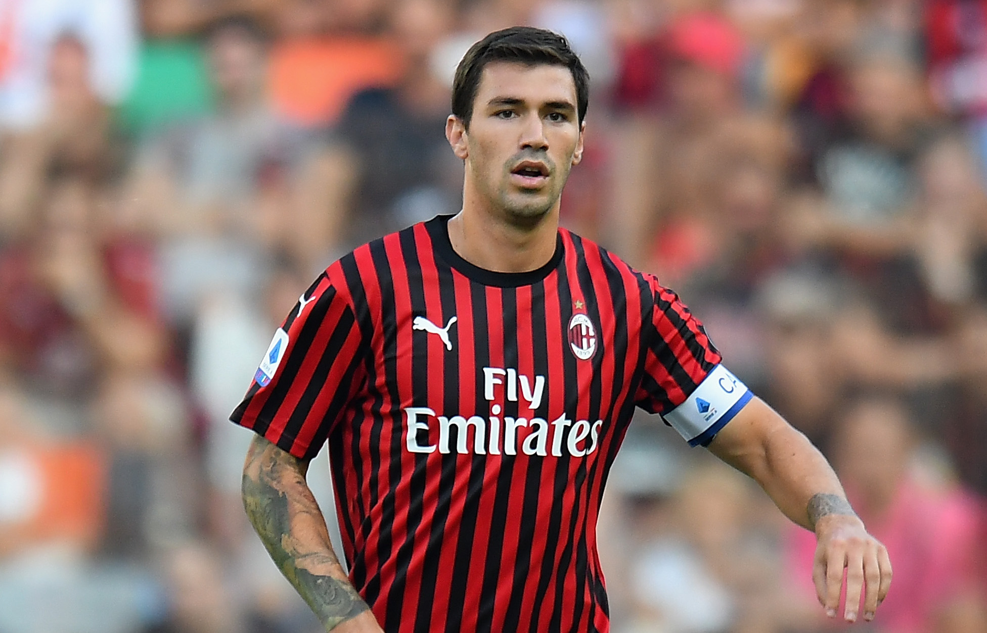 Der 29 Jahre alte 188 cm große Alessio Romagnoli im 2024 Foto