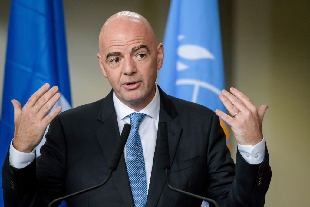 FIFA president Infantino supports Milan and Inter in bid for new stadium