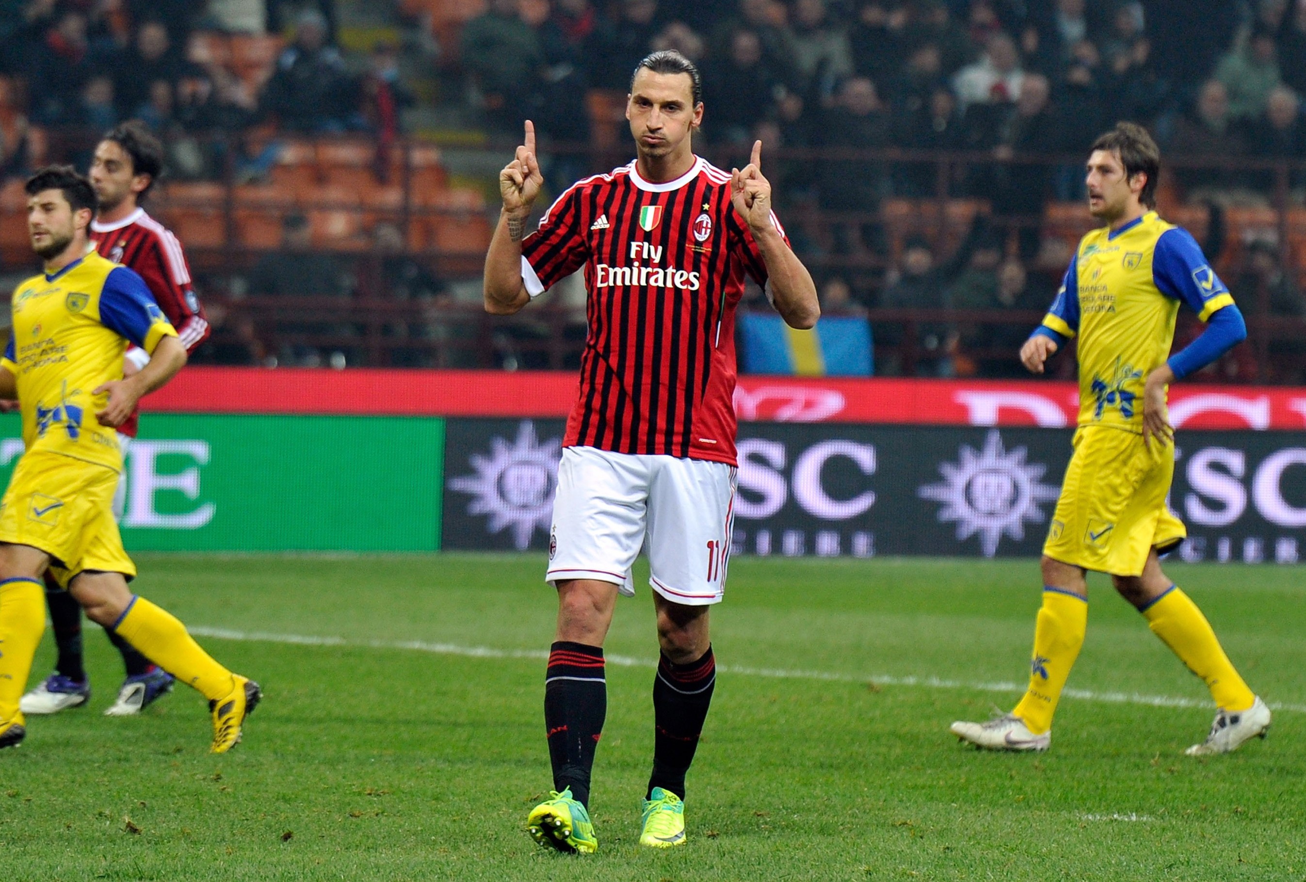 Download Zlatan Ibrahimovic Ac Milan 11 PNG