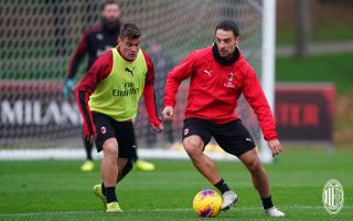 MN: The report of today’s training session at Milanello