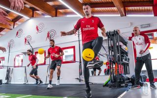 MN: The report of today’s training session at Milanello