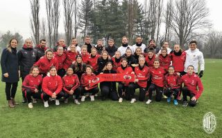 Photo: Maldini and Massara wish AC Milan Femminile squad a Happy Christmas