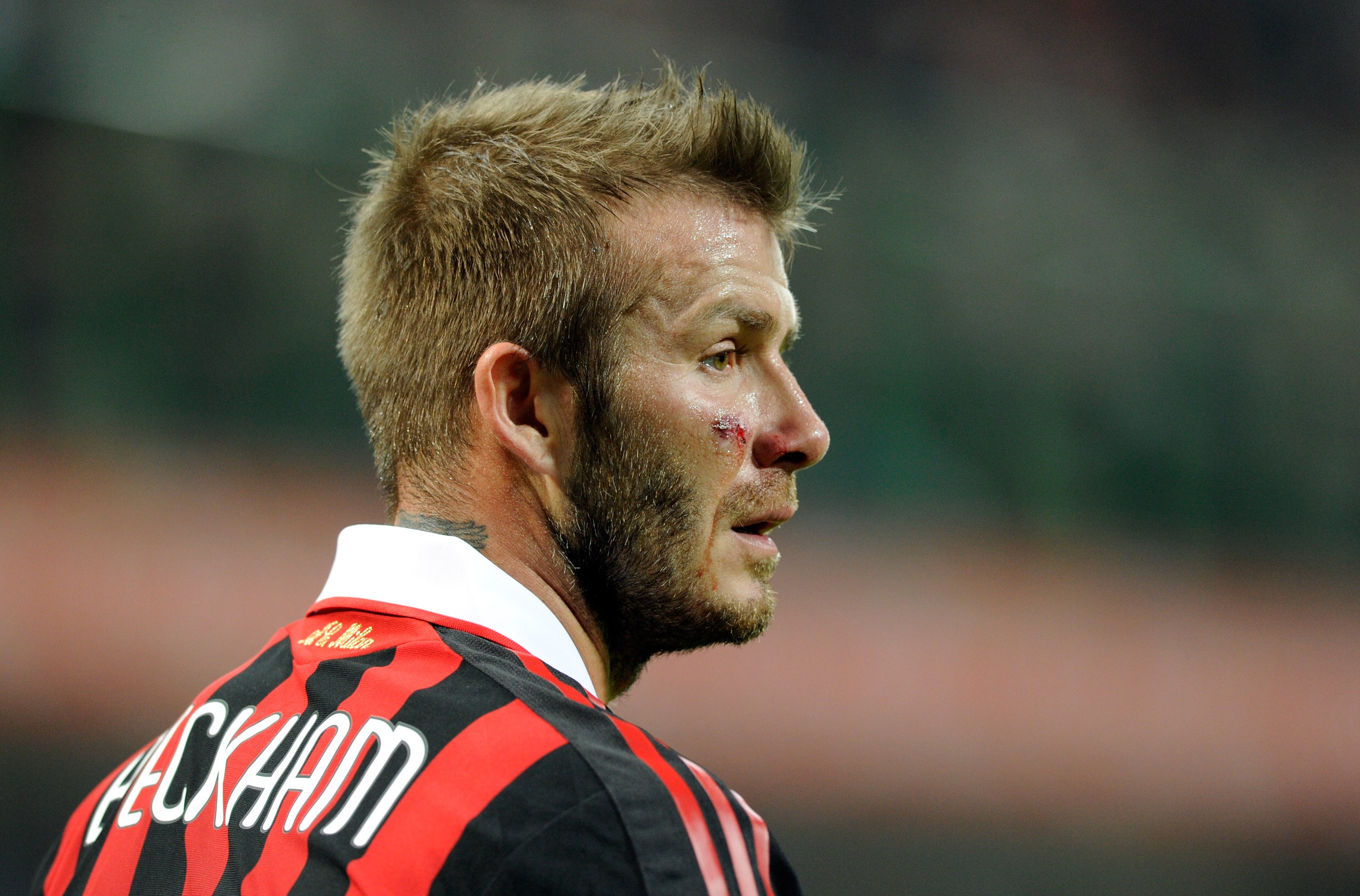 beckham ac milan jersey