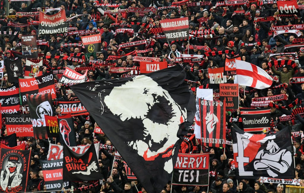 Official: Away sector sold out for Brescia-Milan; new record