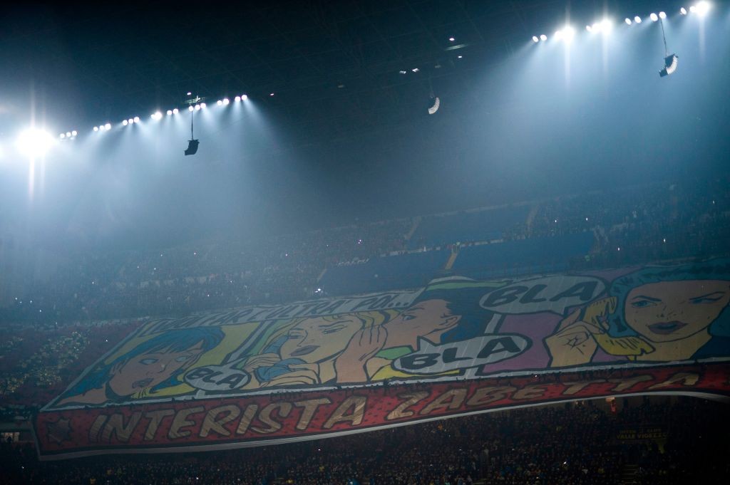 Tifo Curva Nord Inter Milan vs AC Milan 