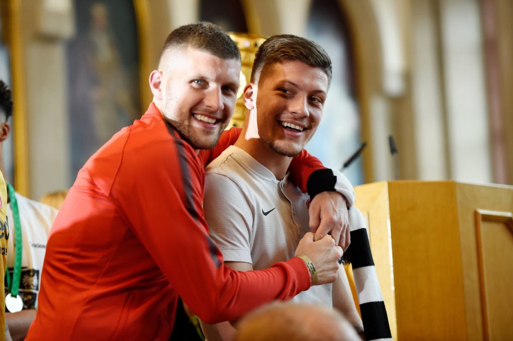 Ante Rebic and Luka Jovic