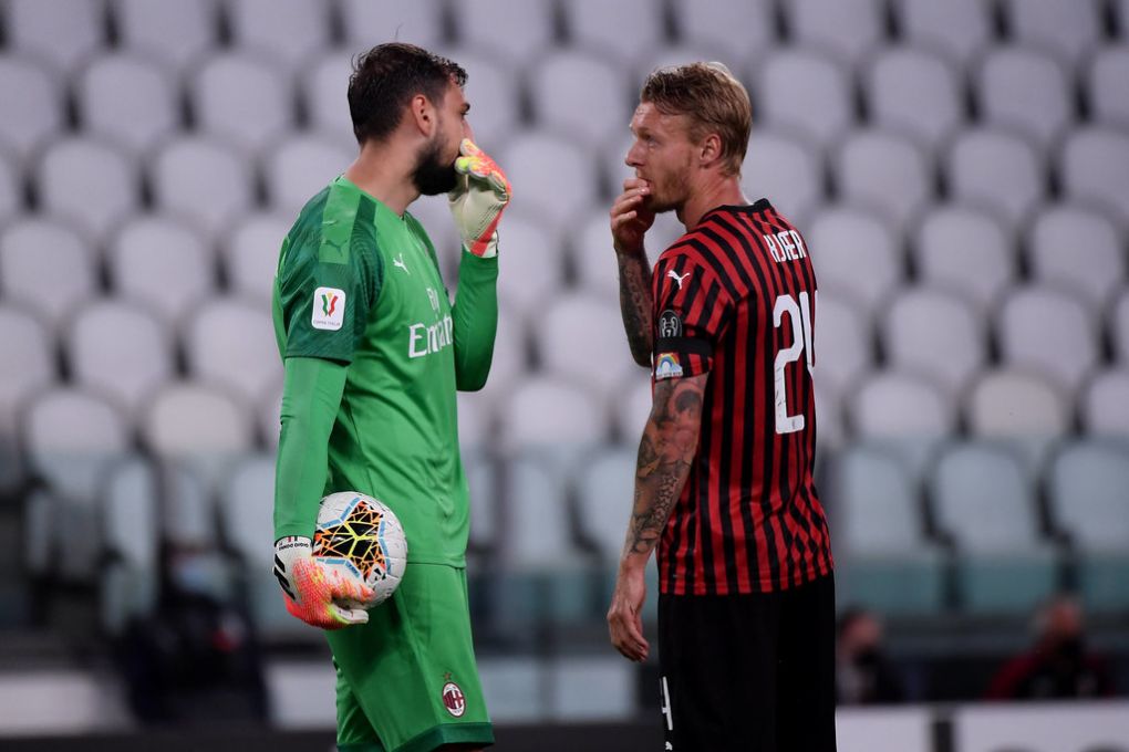 Gigio Donnarumma Simon Kjaer