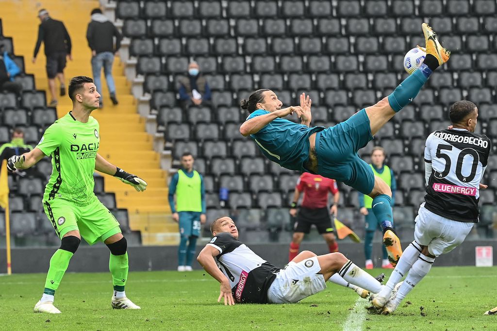 Udinese 1-2 AC Milan: Late bicycle kick from Ibrahimovic seals crucial win for the Rossoneri