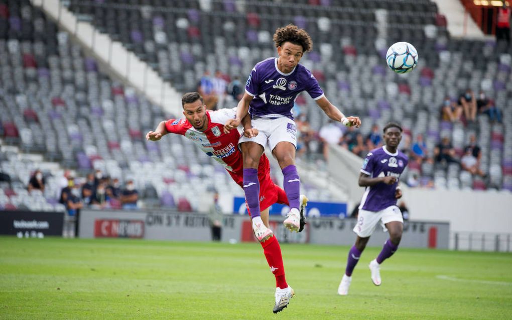 FRANCE - FOOTBALL - L2 - TFC Antiste Janis during the first match in league 2 for the Toulouse Football Club, TFC, against the Dunkirk team who won 1 to 0. August 22, 2020, Toulouse, France. Toulouse Occitanie France PUBLICATIONxINxGERxSUIxAUTxONLY Copyright: xFr d ricxScheiberx 0103271596st