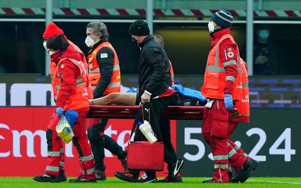 Photo LaPresse - Spada 09 january , 2021 Milan Italy Soccer A.C. Milan- Stagione 2020-2021 - Serie A Milan vs Torino In the pic: Sandro Tonali injured PUBLICATIONxINxGERxSUIxAUTxONLY Copyright: xSpada/LaPressex