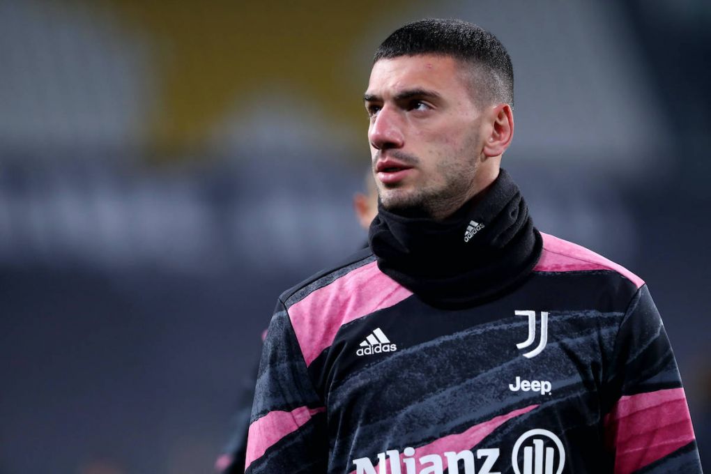 Merih Demiral of Juventus Fc looks on before the Serie A match between Juventus FC and US Sassuolo Calcio at Allianz Stadium Turin Italy on 10 January 2021. Turin Allianz Stadium Turin Italy Copyright: xMarcoxCanonierox SP24-0466