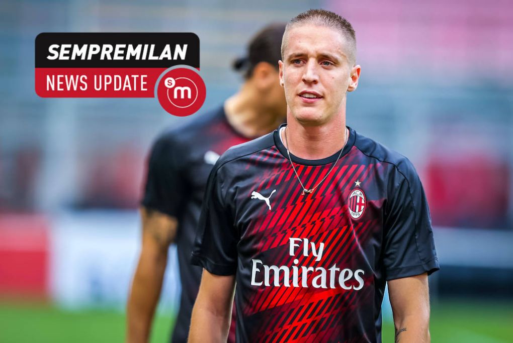 AC Milan vs Parma Calcio - Serie A 2019/20 - 15/07/2020 Andrea Conti of AC Milan during the Serie A 2019/20 match between AC Milan vs Parma Calcio at the San Siro Stadium, Milan, Italy on July 15, 2020 - Photo Fabrizio Carabelli *** AC Milan vs Parma Calcio Serie A 2019 20 15 07 2020 Andrea Conti of AC Milan during the Serie A 2019 20 match between AC Milan vs Parma Calcio at the San Siro Stadium, Milan, Italy on July 15, 2020 Photo Fabrizio Carabelli Copyright: xBEAUTIFULxSPORTS/Carabellix