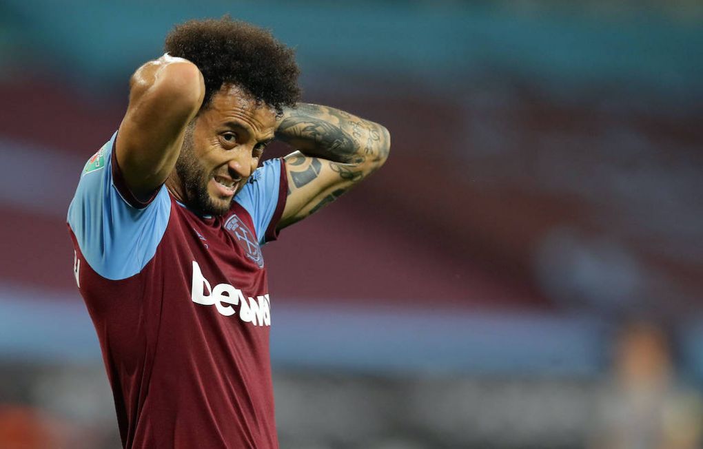 West Ham s Felipe Anderson during the Carabao Cup match at the London Stadium, London. Picture date: 15th September 2020. Picture credit should read: David Klein/Sportimage PUBLICATIONxNOTxINxUK SPI-0652-0040