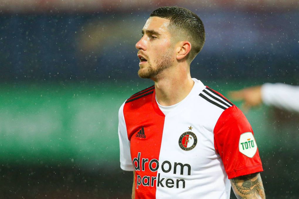 ROTTERDAM, 23-12-2020, Stadium de Kuip, Dutch eredivisie football Season 2020 / 2021, Feyenoord - Heerenveen, Feyenoord player Marcos Senesi Feyenoord - Heerenveen PUBLICATIONxNOTxINxNED Copyright: MischaxKeemink