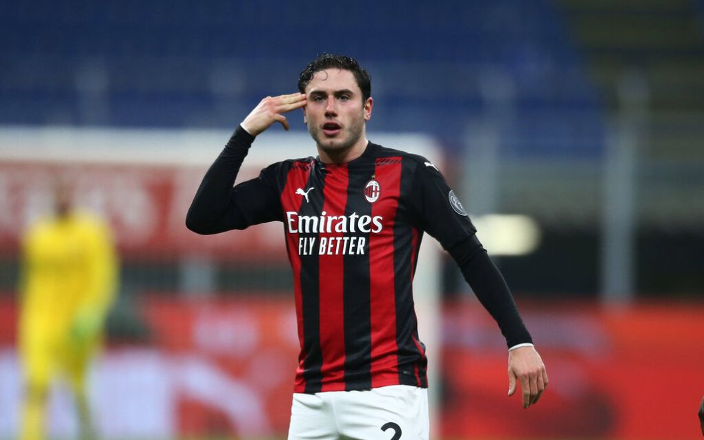 Photo LaPresse - Spada 06 january , 2020 Milan Italy Soccer A.C. Milan- Stagione 2020-2021 - Serie A Milan vs Juventus In the pic: Davide Calabria celebrates after scoring 1-1 PUBLICATIONxINxGERxSUIxAUTxONLY Copyright: xSpada/LaPressex