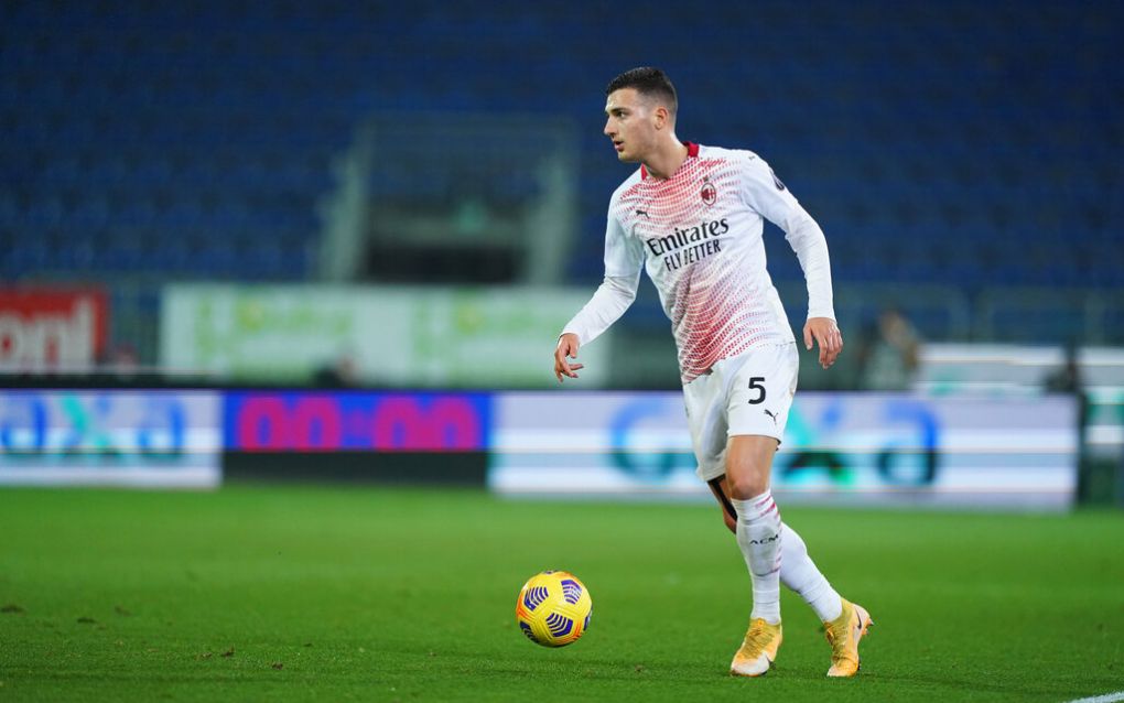 Photo LaPresse - Spada January ,18 2021 Cagliari Italy Soccer A.C. Milan- Stagione 2020-2021 - Serie A Cagliari vs Milan In the pic: Diogo Dalot PUBLICATIONxINxGERxSUIxAUTxONLY Copyright: xSpada/LaPressex