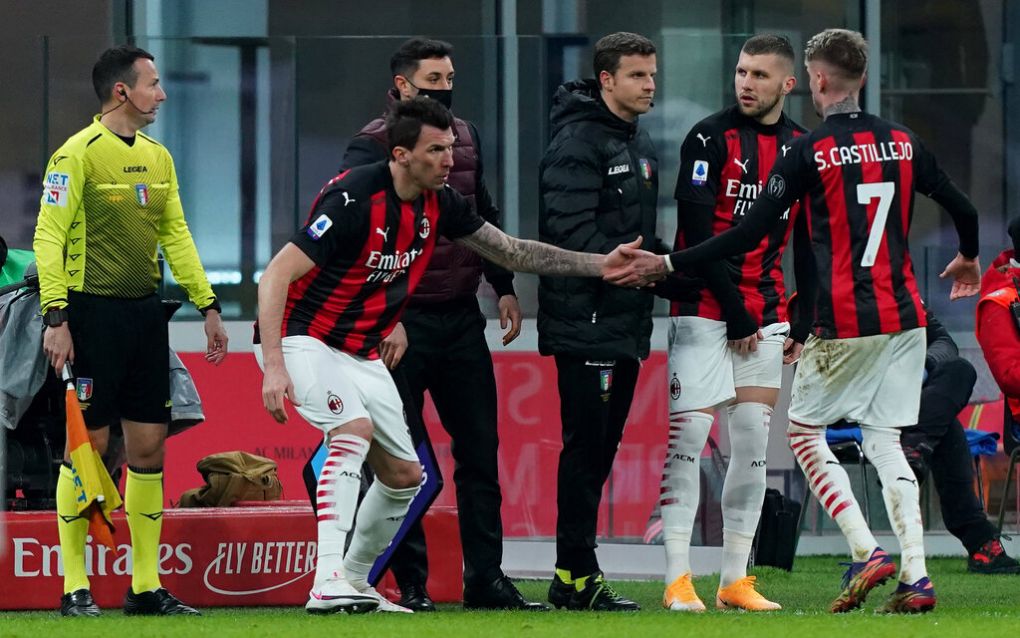 Photo LaPresse - Spada 23 january , 2020 Milan Italy Soccer A.C. Milan- Stagione 2020-2021 - Serie A Milan vs Atalanta In the pic: mandzukic entering the pitch match for the first time in the season PUBLICATIONxINxGERxSUIxAUTxONLY Copyright: xSpada/LaPressex